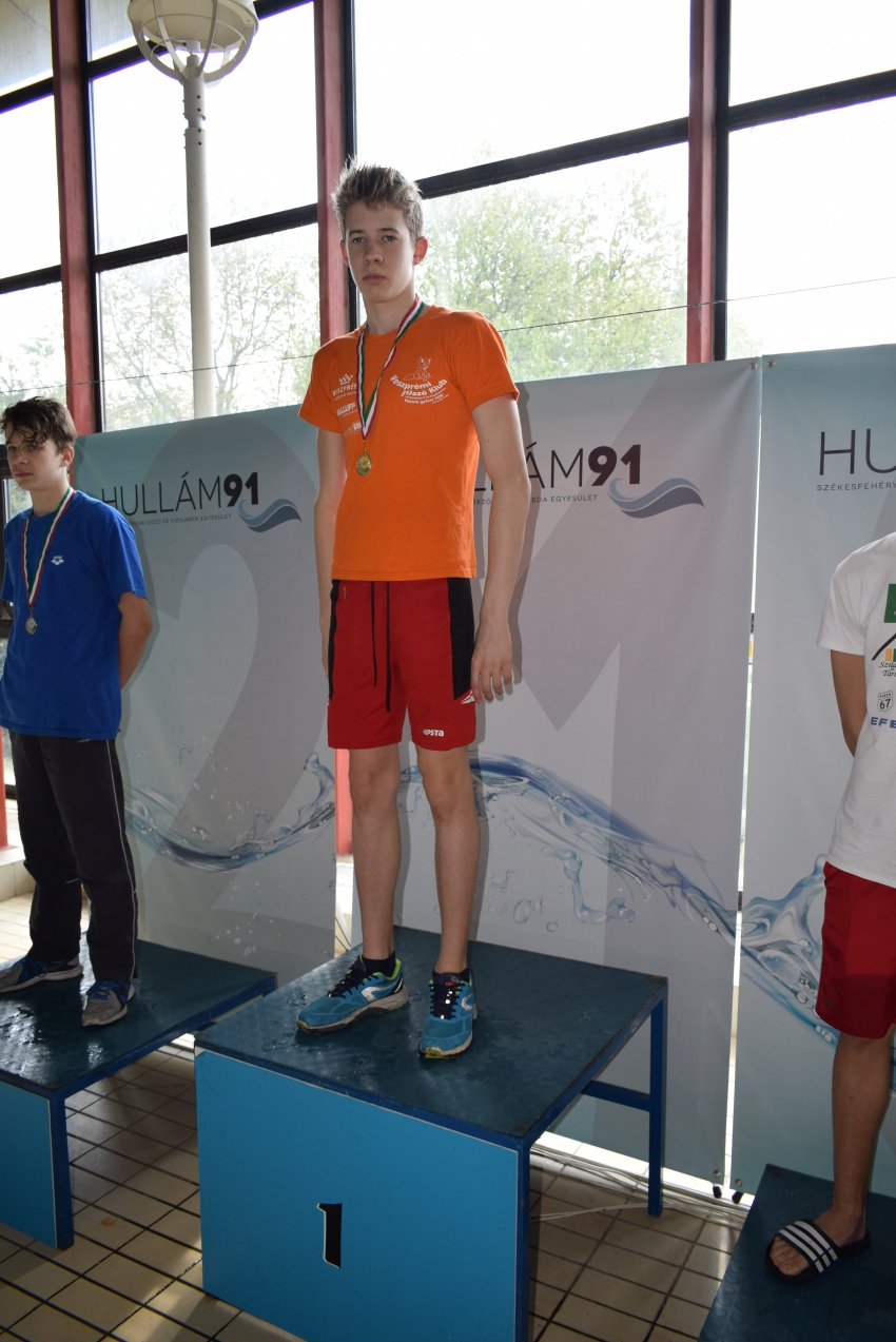 Székesfehérvár,2017.04.29-30 - Mürkli Márton, 100m gyors, 1. hely Székesfehérvár,2017.04.29-30 - Mürkli Márton, 100m gyors, 1. hely