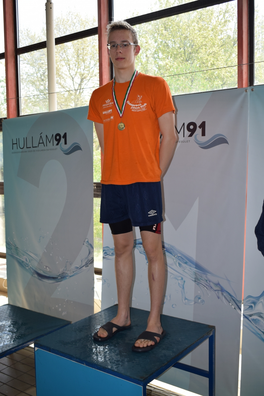 Székesfehérvár,2017.04.29-30 - Matyikó Marcell, 400m vegyes, 1. hely Székesfehérvár,2017.04.29-30 - Matyikó Marcell, 400m vegyes, 1. hely